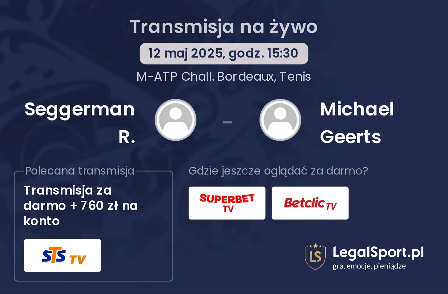 Seggerman R. - Michael Geerts gdzie oglądać?