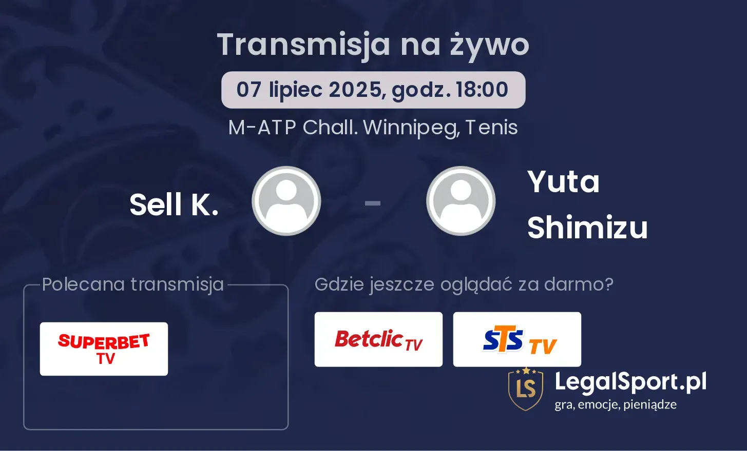 Sell K. - Yuta Shimizu transmisja na żywo