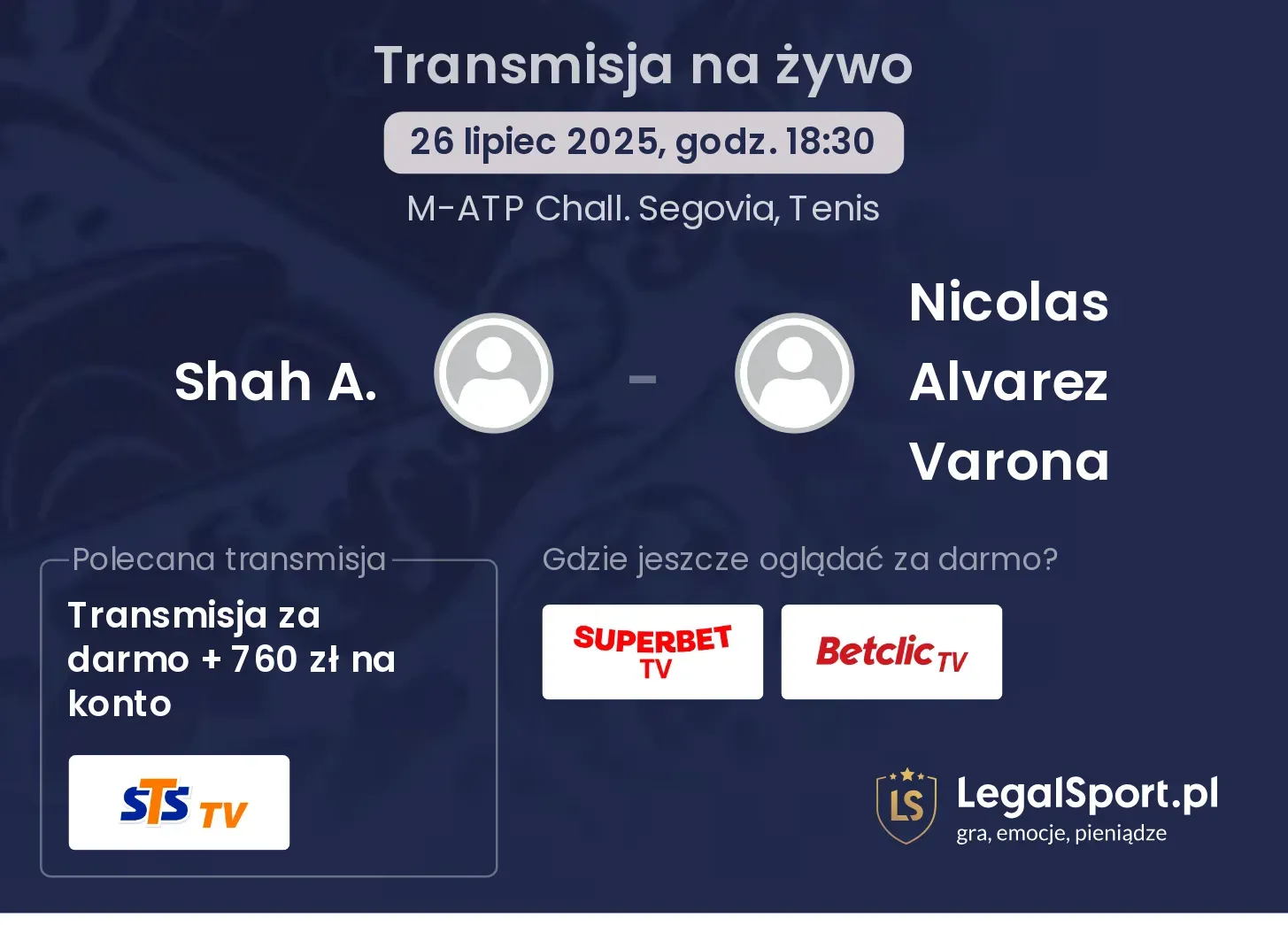 Shah A. - Nicolas Alvarez Varona gdzie oglądać?