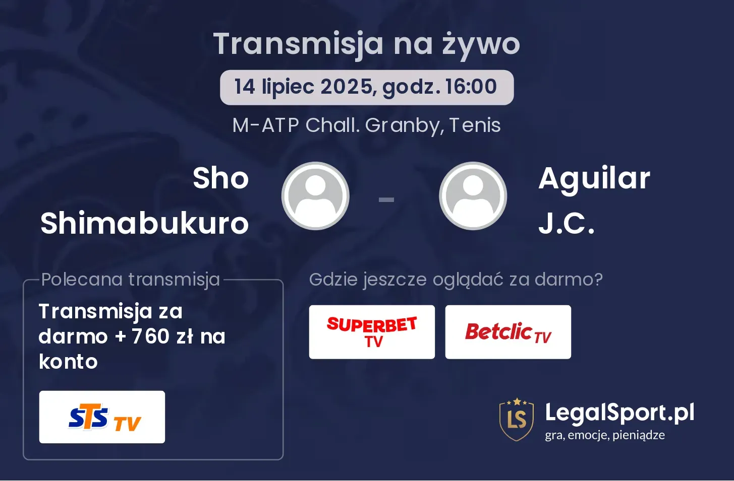 Sho Shimabukuro - Aguilar J.C. gdzie oglądać?