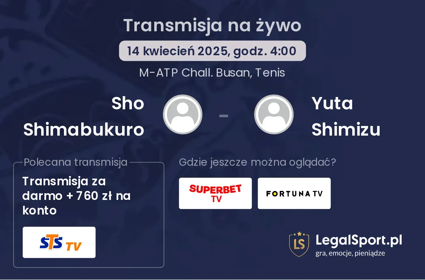 Sho Shimabukuro - Yuta Shimizu gdzie oglądać?