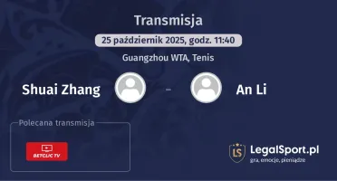 Shuai Zhang - An Li gdzie oglądać?