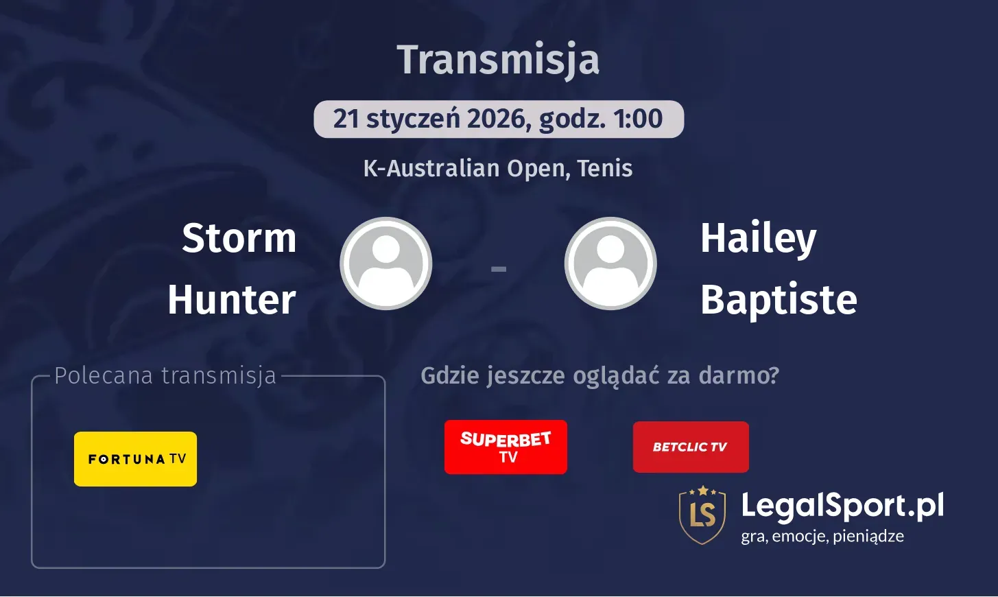 Storm Hunter - Hailey Baptiste Transmisje