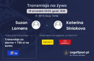 Suzan Lamens - Katerina Siniakova gdzie oglądać?
