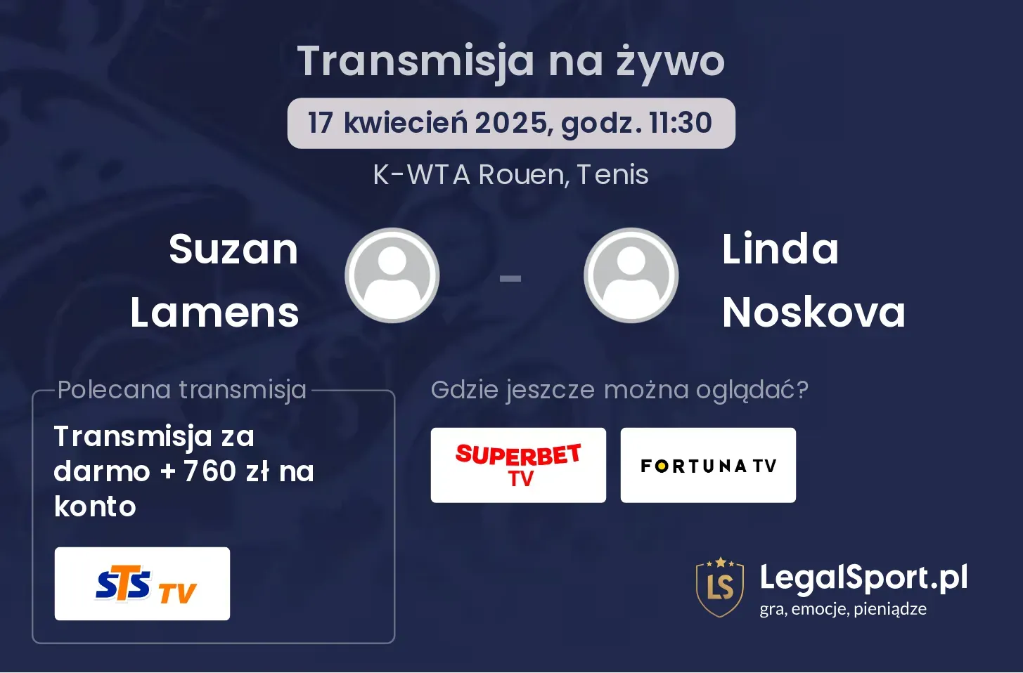 Suzan Lamens - Linda Noskova gdzie oglądać?