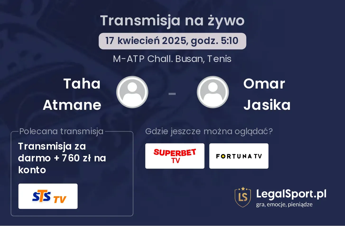 Taha Atmane - Omar Jasika gdzie oglądać?