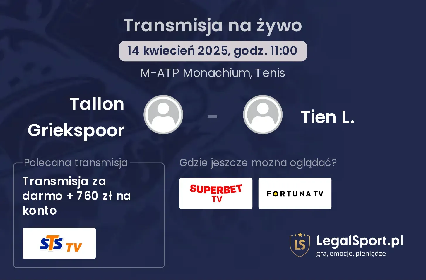 Tallon Griekspoor - Tien L. gdzie oglądać?