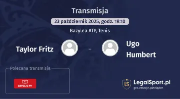 Taylor Fritz - Ugo Humbert gdzie oglądać?