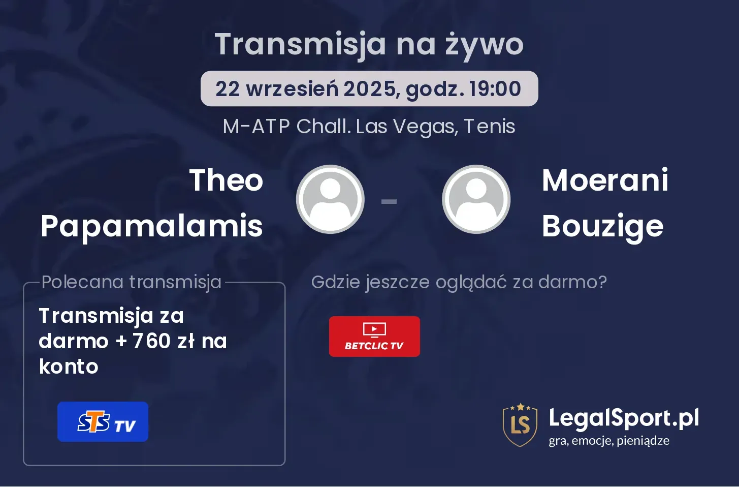 Theo Papamalamis - Moerani Bouzige gdzie oglądać?
