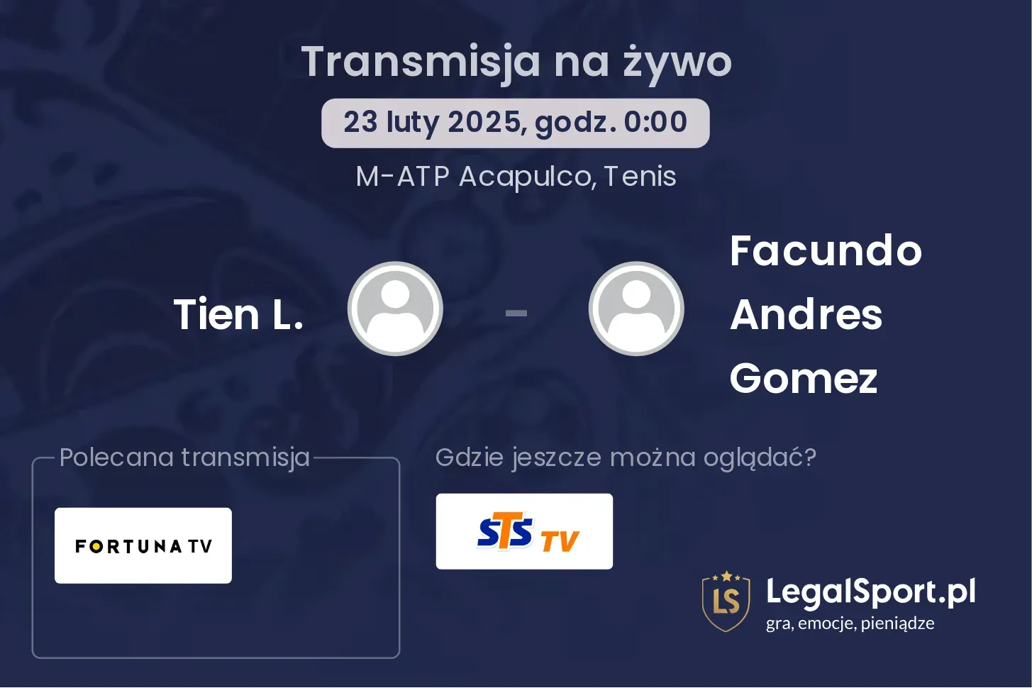 Tien L. - Facundo Andres Gomez gdzie oglądać?