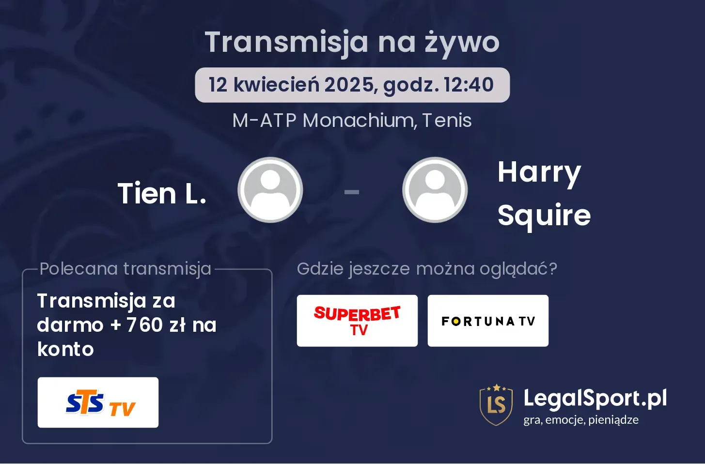 Tien L. - Harry Squire gdzie oglądać?