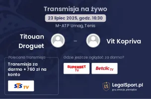 Titouan Droguet - Vit Kopriva gdzie oglądać?