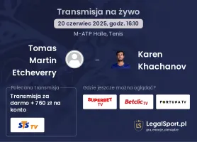 Tomas Martin Etcheverry - Karen Khachanov gdzie oglądać?