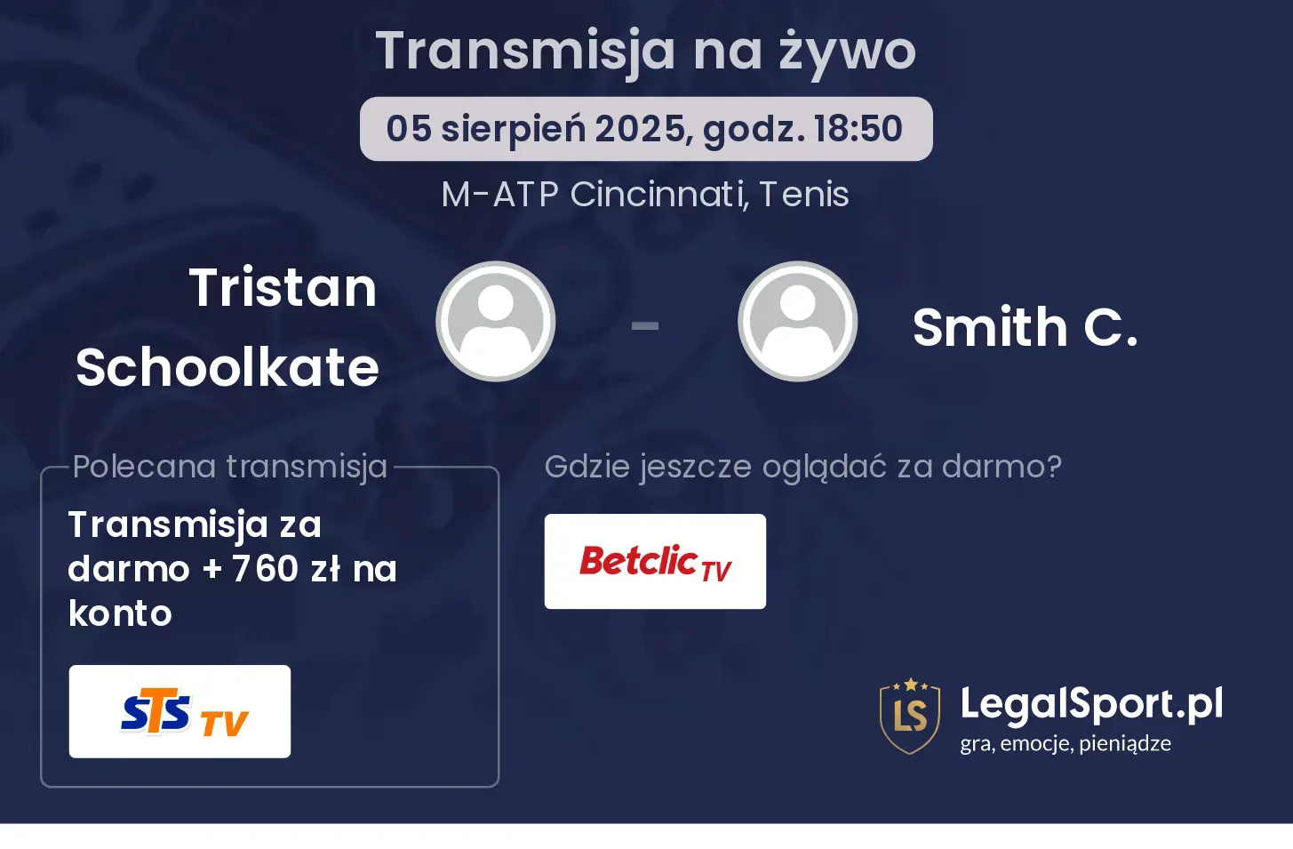 Tristan Schoolkate - Smith C. gdzie oglądać?