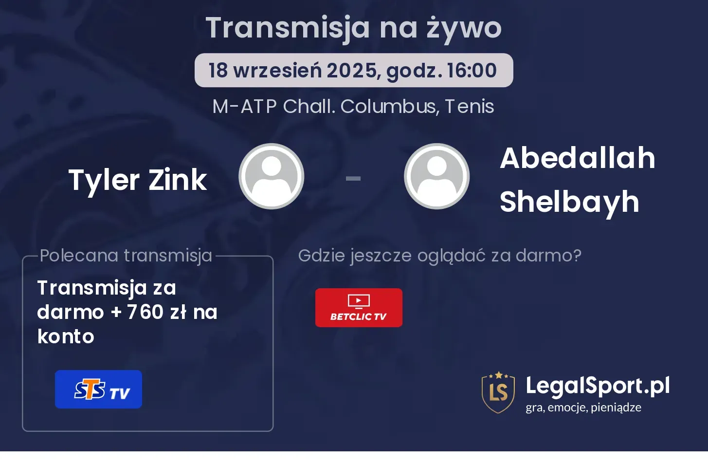 Tyler Zink - Abedallah Shelbayh gdzie oglądać?