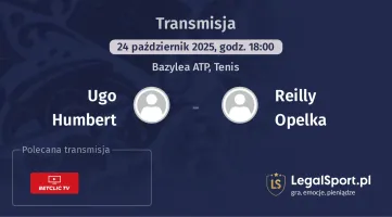 Ugo Humbert - Reilly Opelka gdzie oglądać?