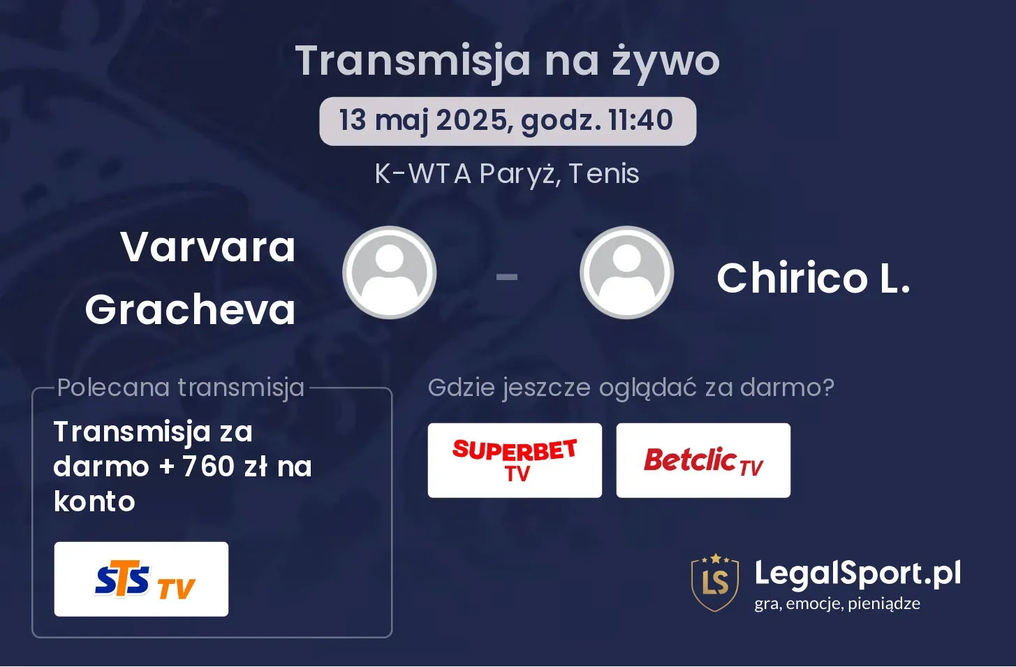 Varvara Gracheva - Chirico L. transmisja na żywo