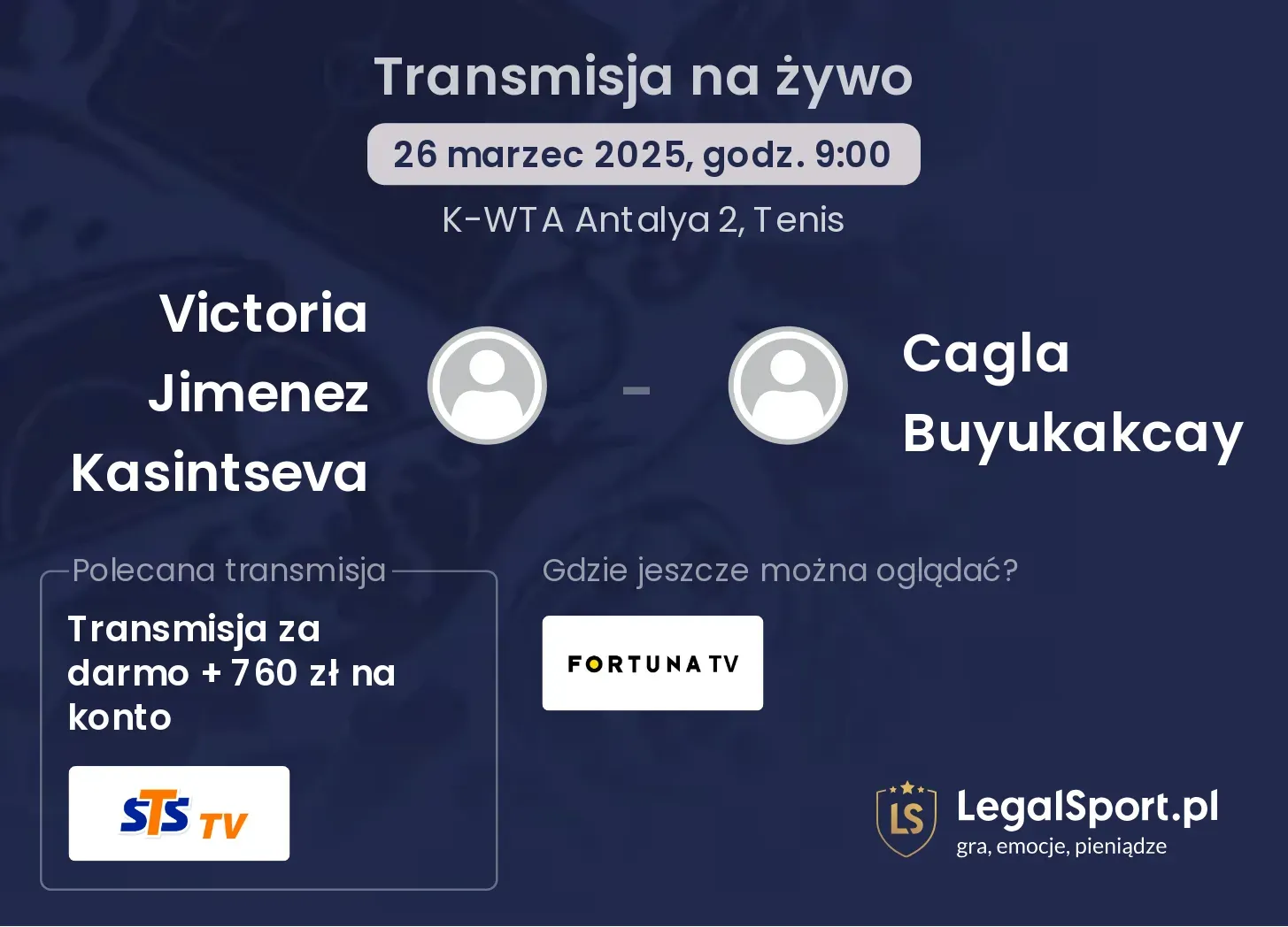 Victoria Jimenez Kasintseva - Cagla Buyukakcay gdzie oglądać?