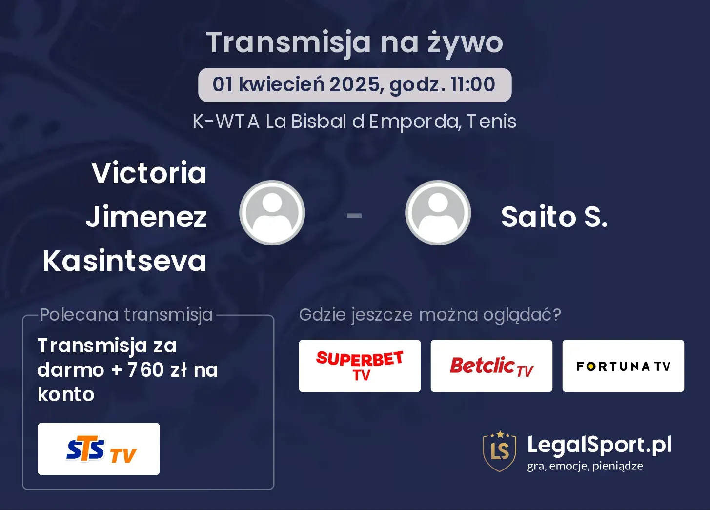 Victoria Jimenez Kasintseva - Saito S. gdzie oglądać?