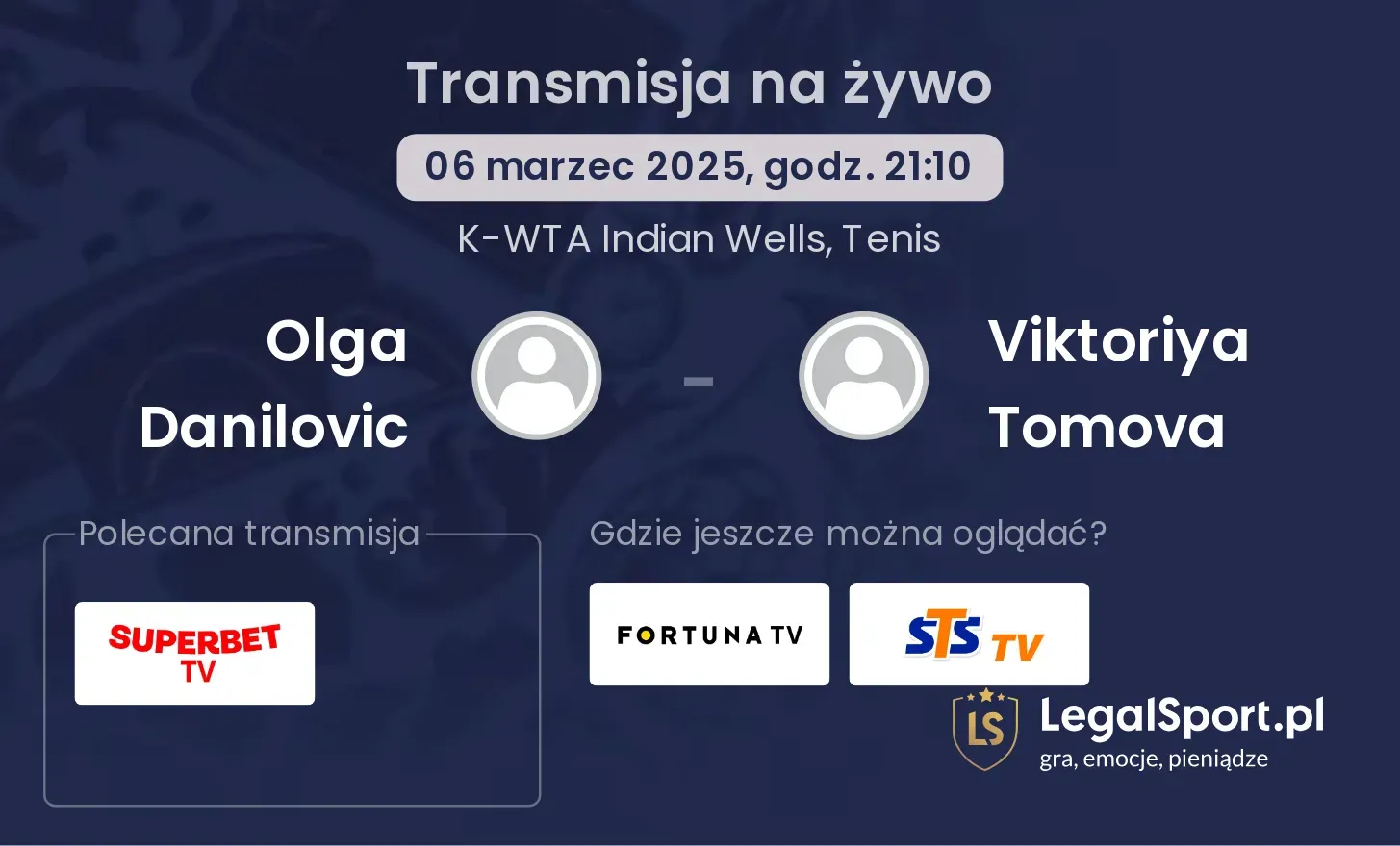 Olga Danilovic - Viktoriya Tomova gdzie oglądać?