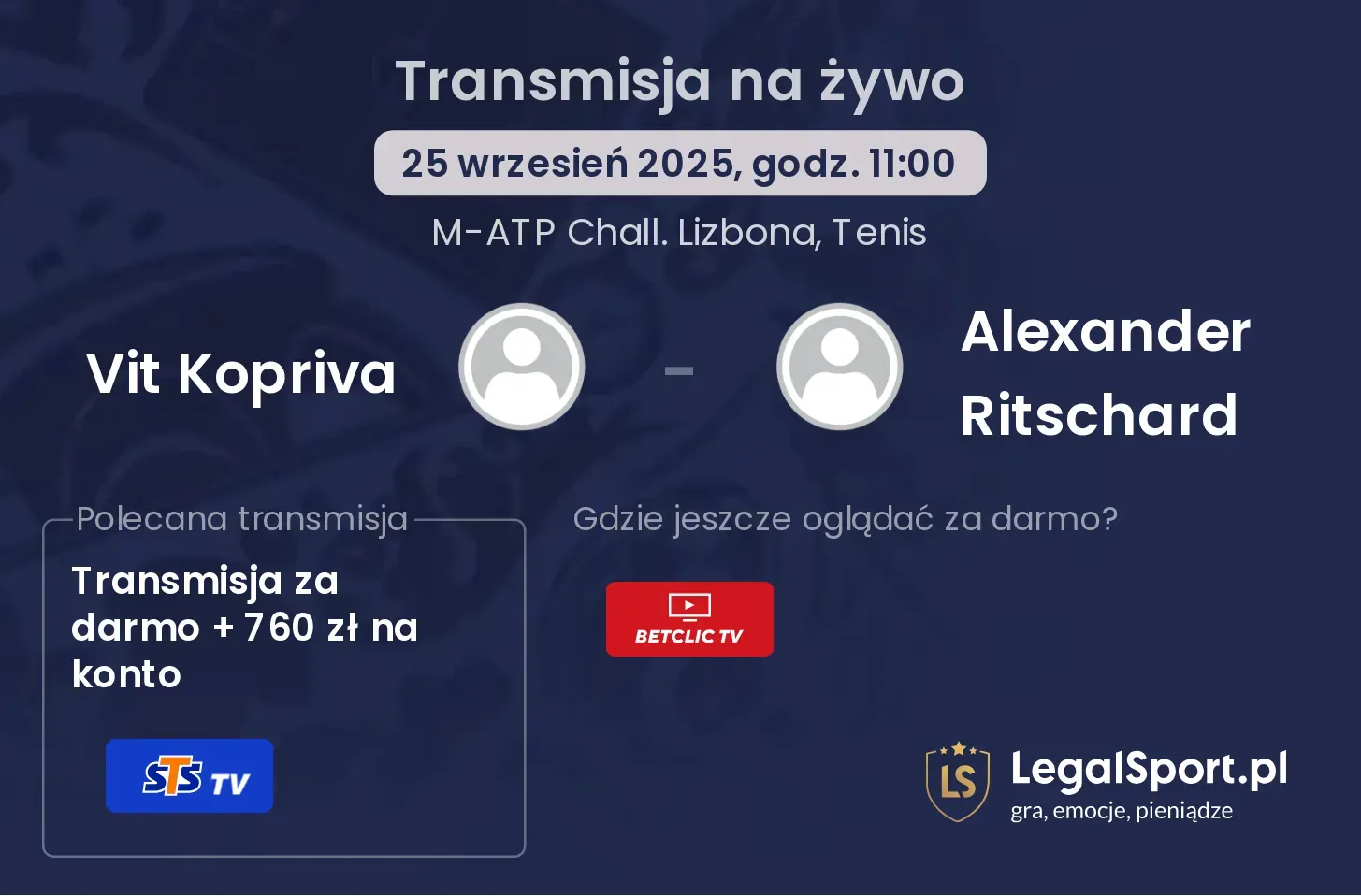 Vit Kopriva - Alexander Ritschard gdzie oglądać?