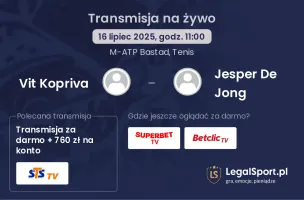 Vit Kopriva - Jesper De Jong gdzie oglądać?