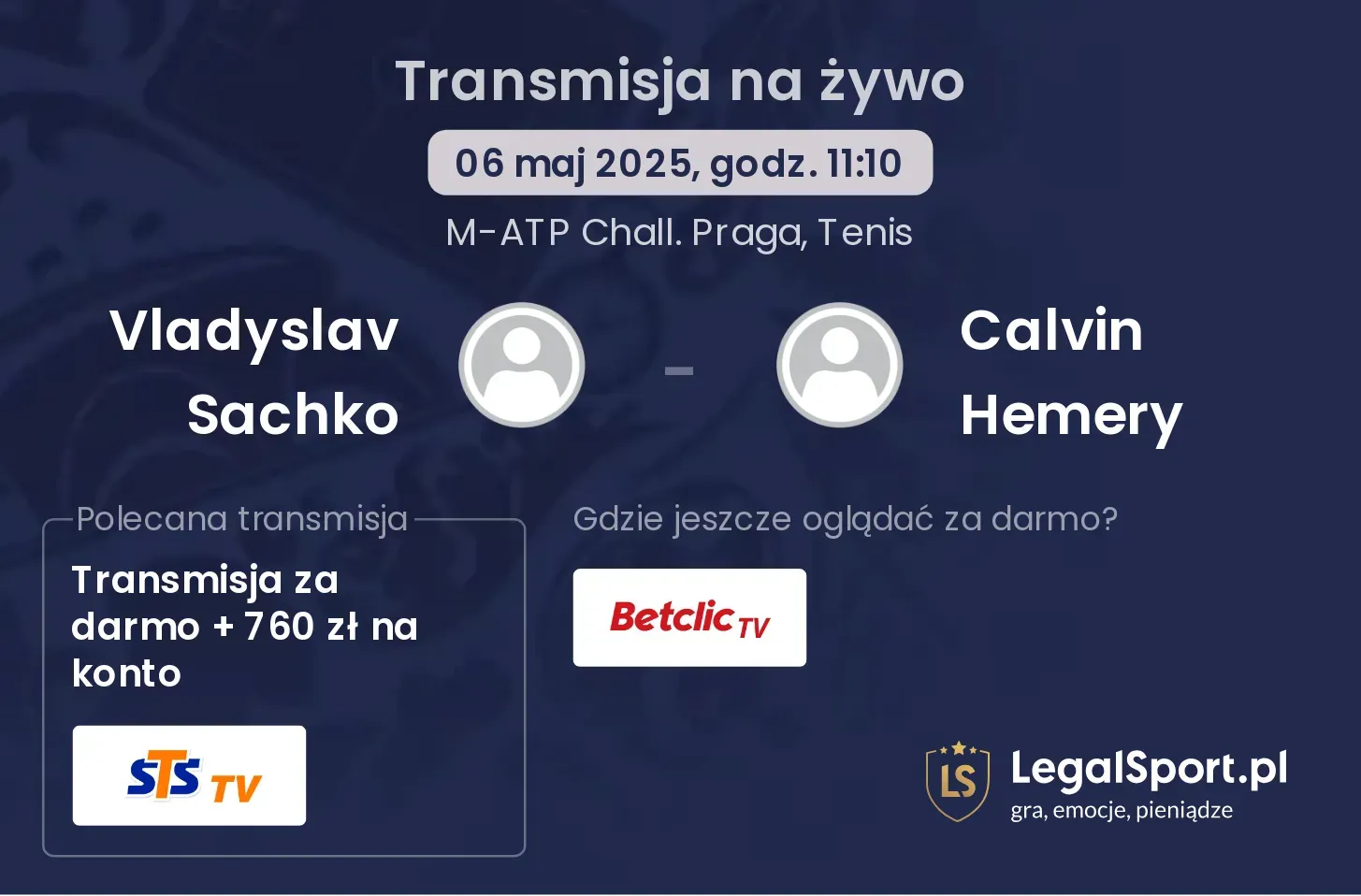 Vladyslav Sachko - Calvin Hemery gdzie oglądać transmisję?