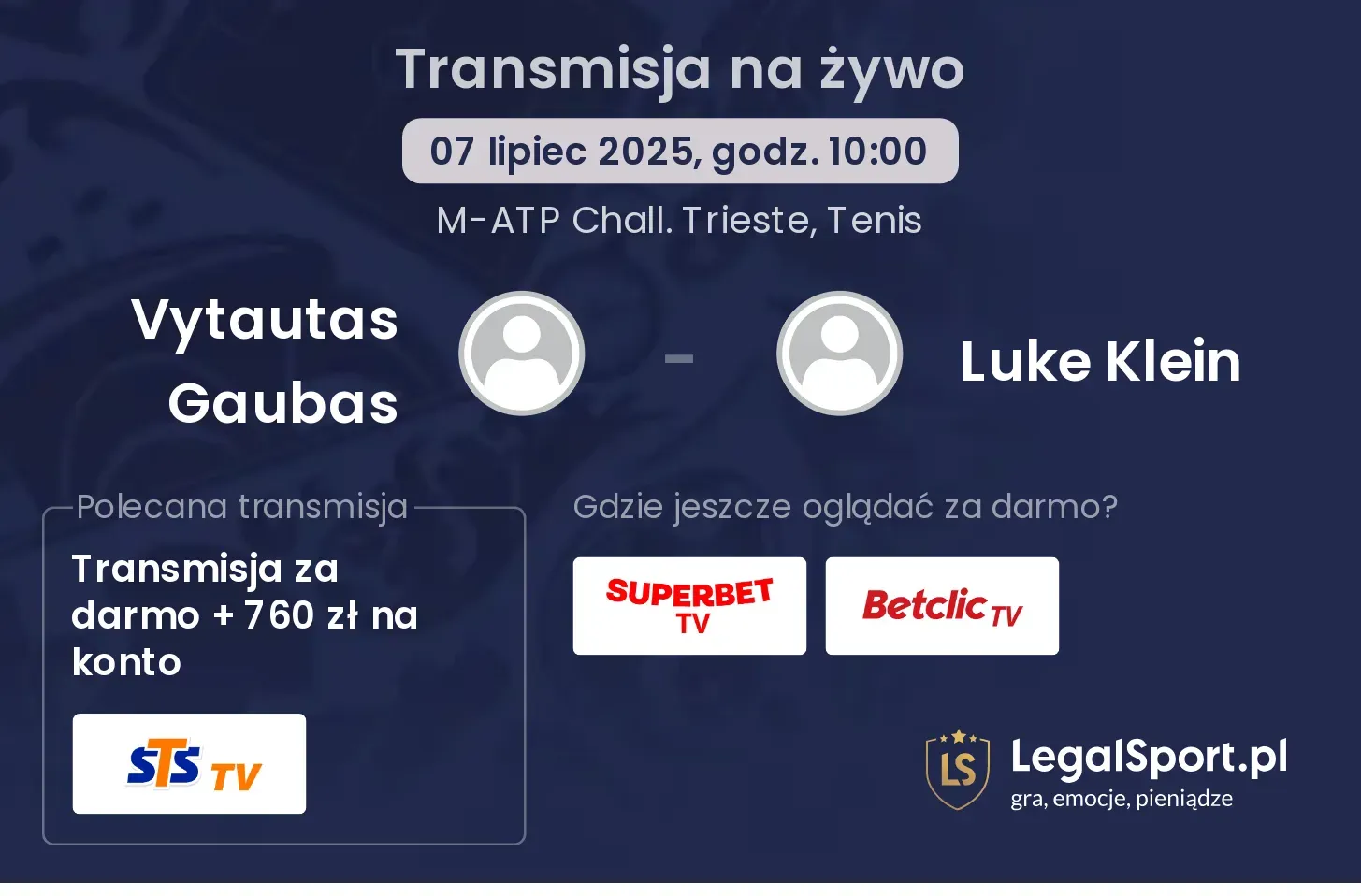 Vytautas Gaubas - Luke Klein gdzie oglądać?