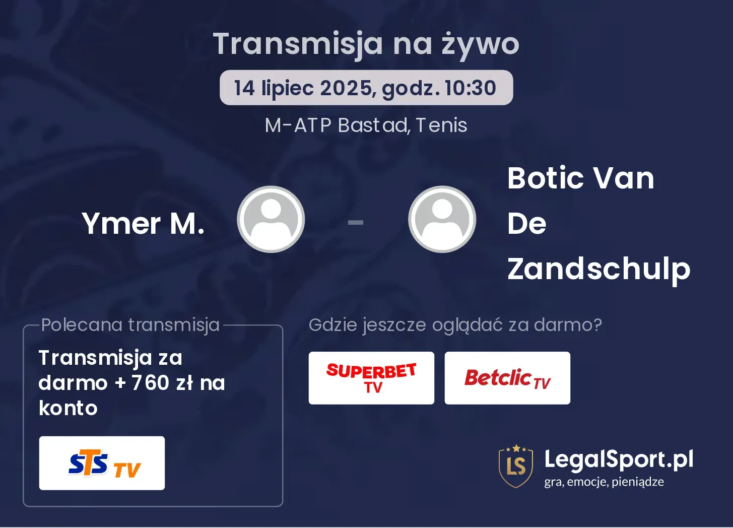 Ymer M. - Botic Van De Zandschulp gdzie oglądać?