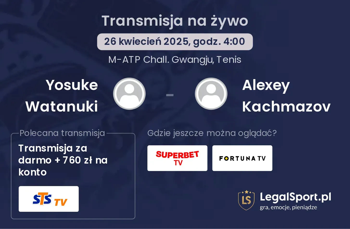 Yosuke Watanuki - Alexey Kachmazov gdzie oglądać?