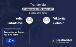 Yulia Putintseva - Viktorija Golubic gdzie oglądać?