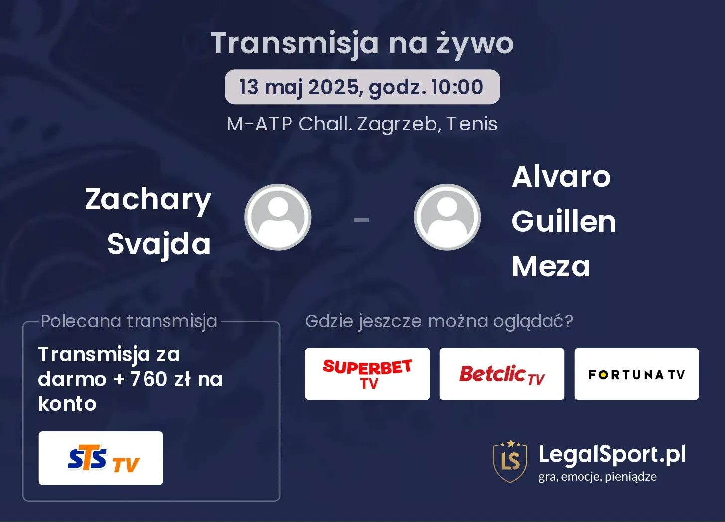 Zachary Svajda - Alvaro Guillen Meza transmisja na żywo