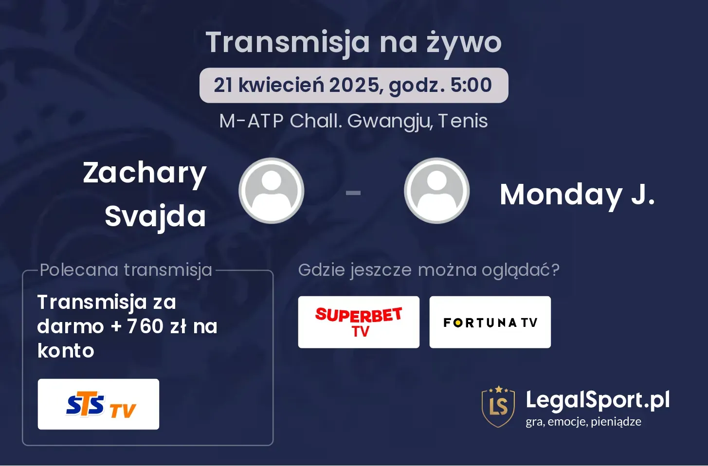 Zachary Svajda - Monday J. gdzie oglądać?