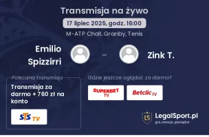 Emilio Spizzirri - Zink T. gdzie oglądać?