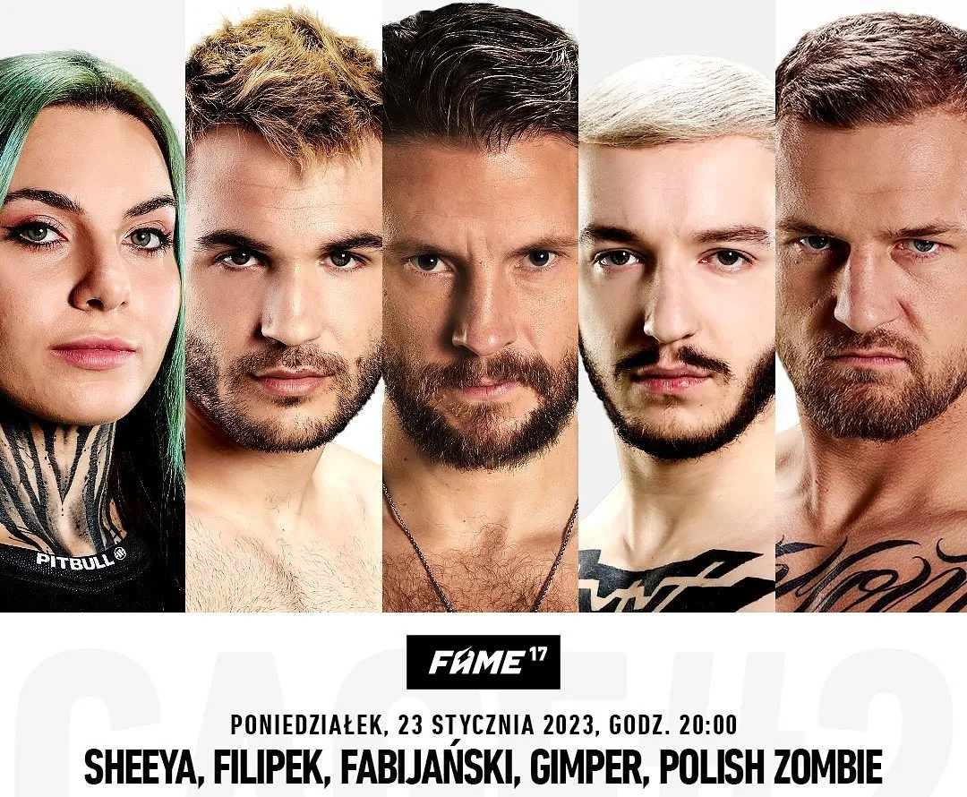 FAME MMA 17 kursy, typy