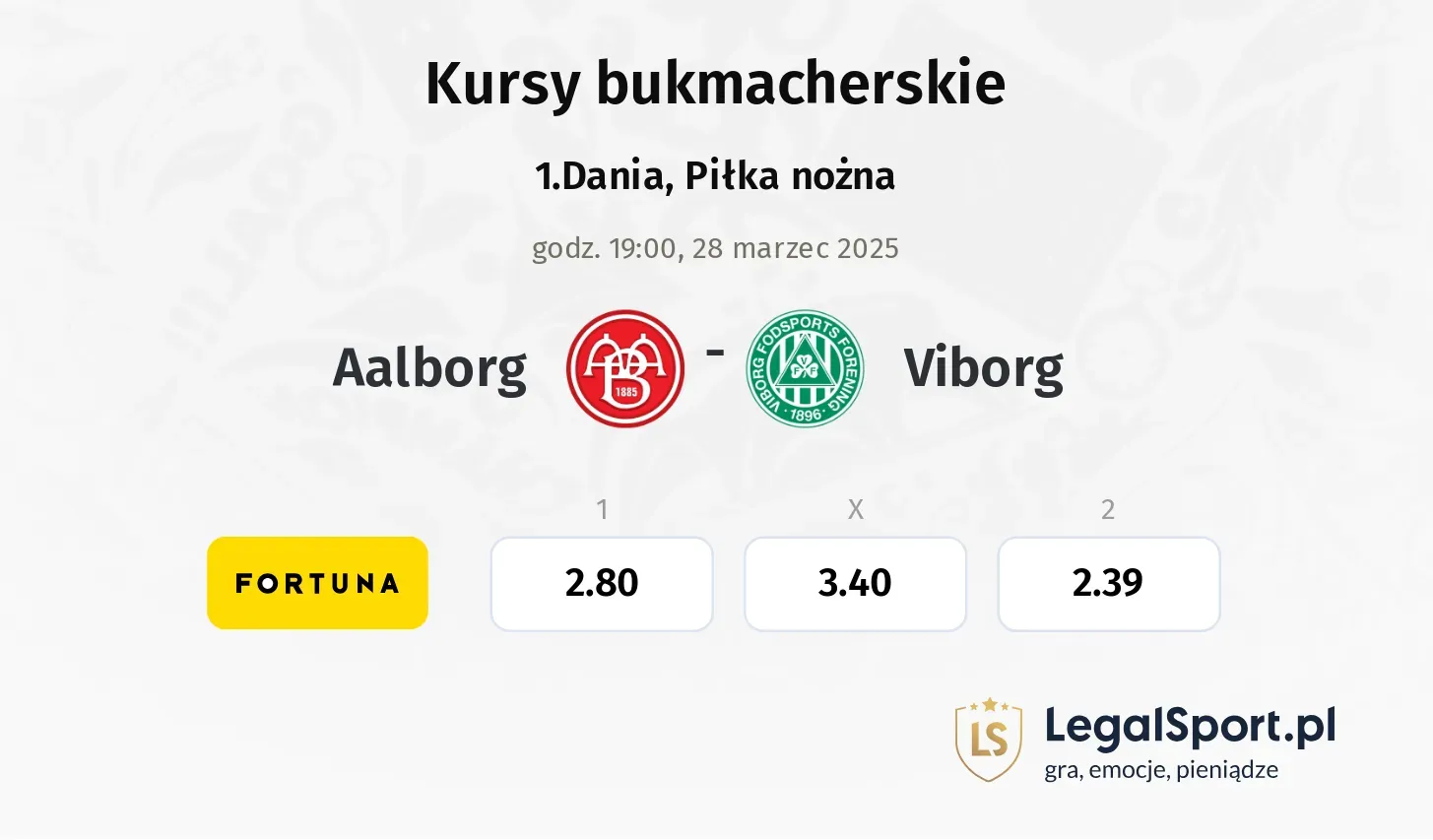 Aalborg - Viborg typy, kursy