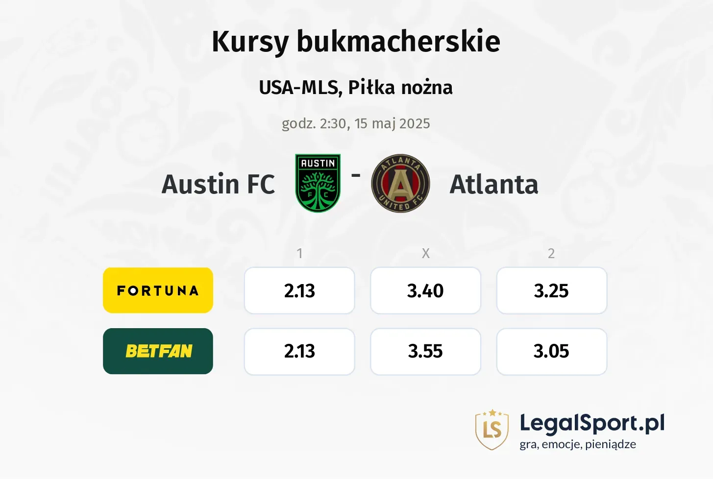 Austin FC - Atlanta promocje bonusy na mecz