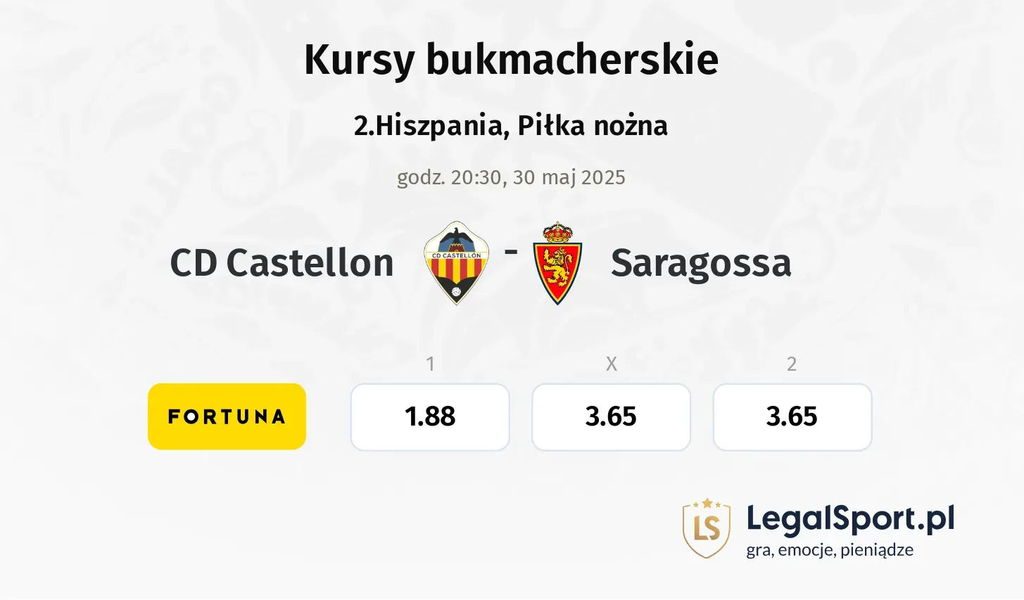 CD Castellon - Saragossa promocje bonusy na mecz
