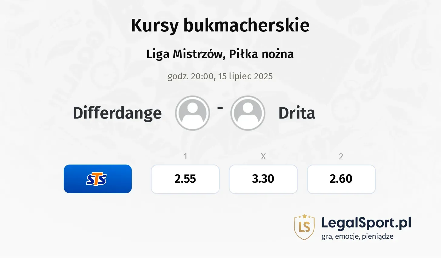 Differdange - Drita typy, kursy