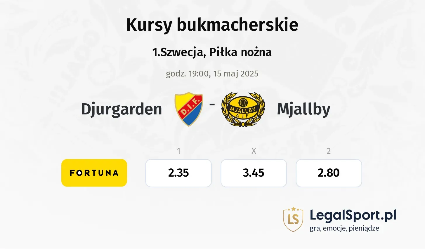 Djurgarden - Mjallby promocje bonusy na mecz