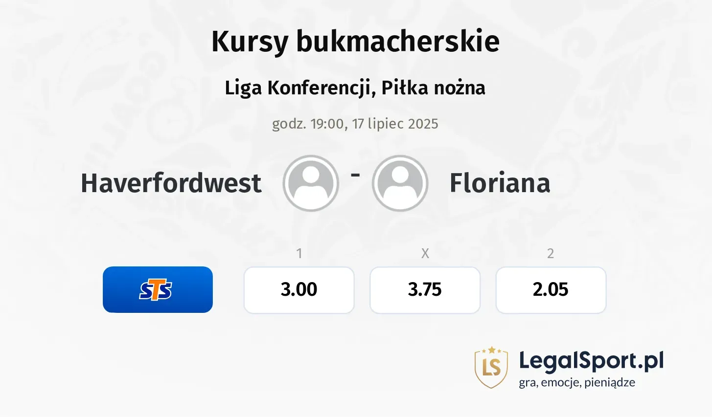 Haverfordwest - Floriana promocje bonusy na mecz