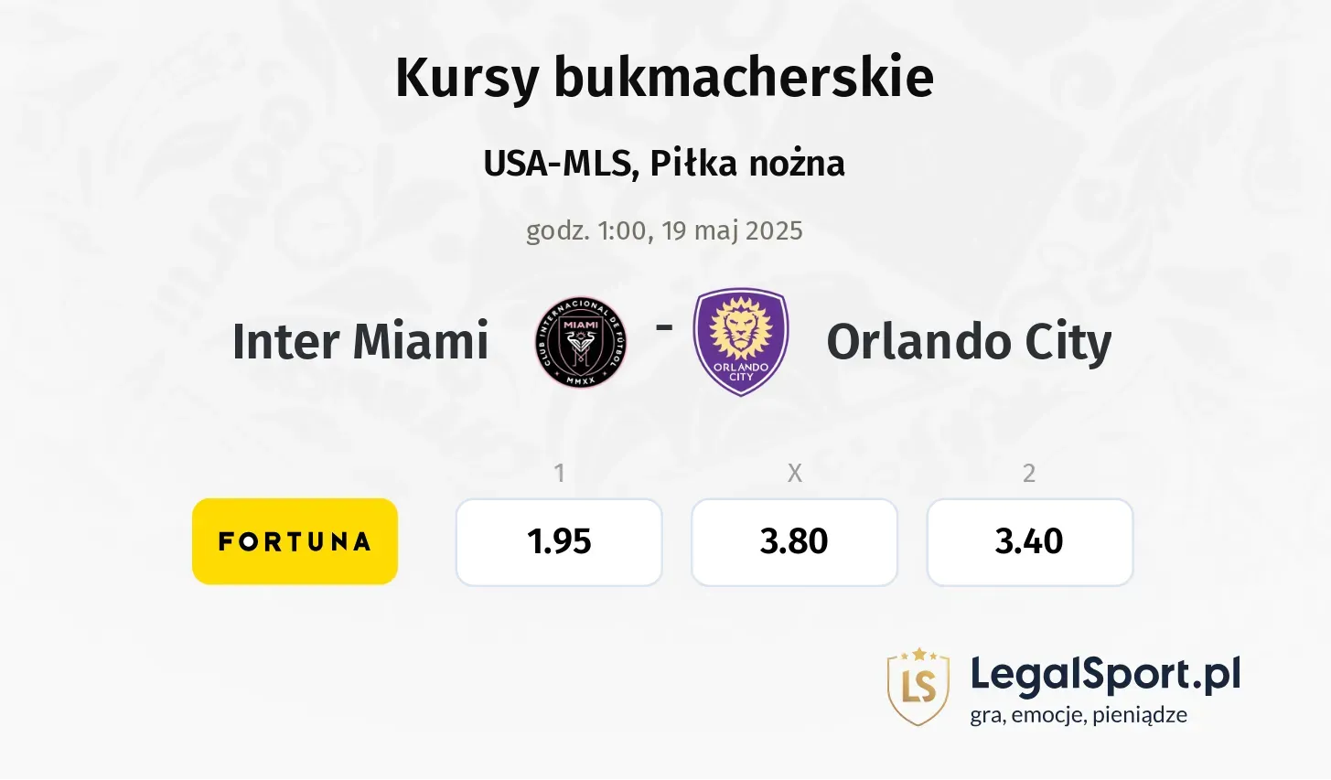 Inter Miami - Orlando City promocje bonusy na mecz