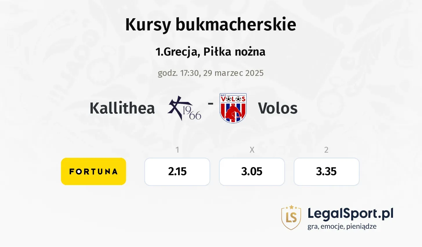 Kallithea - Volos typy, kursy