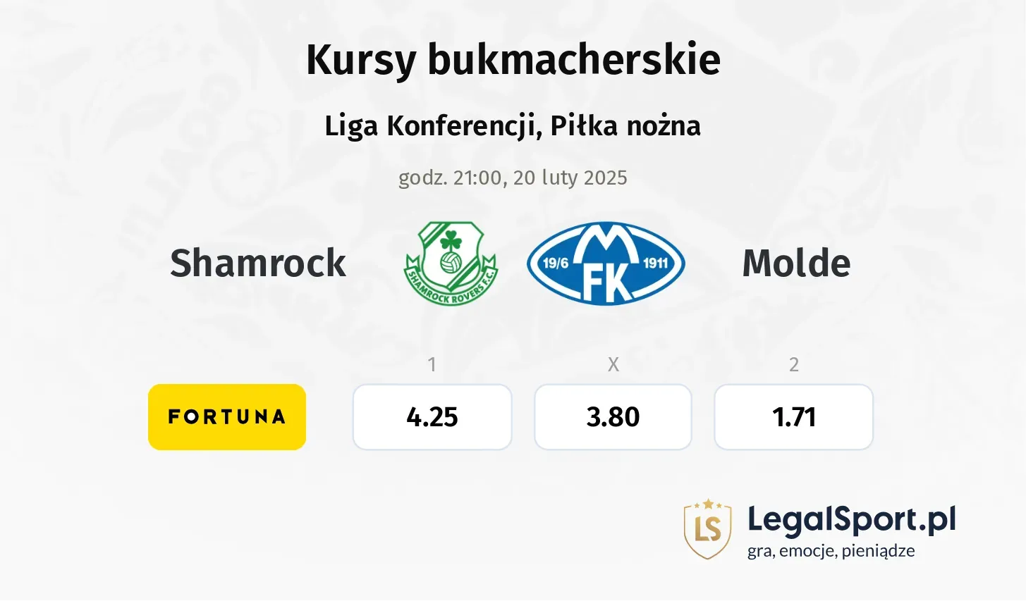Shamrock - Molde typy, kursy