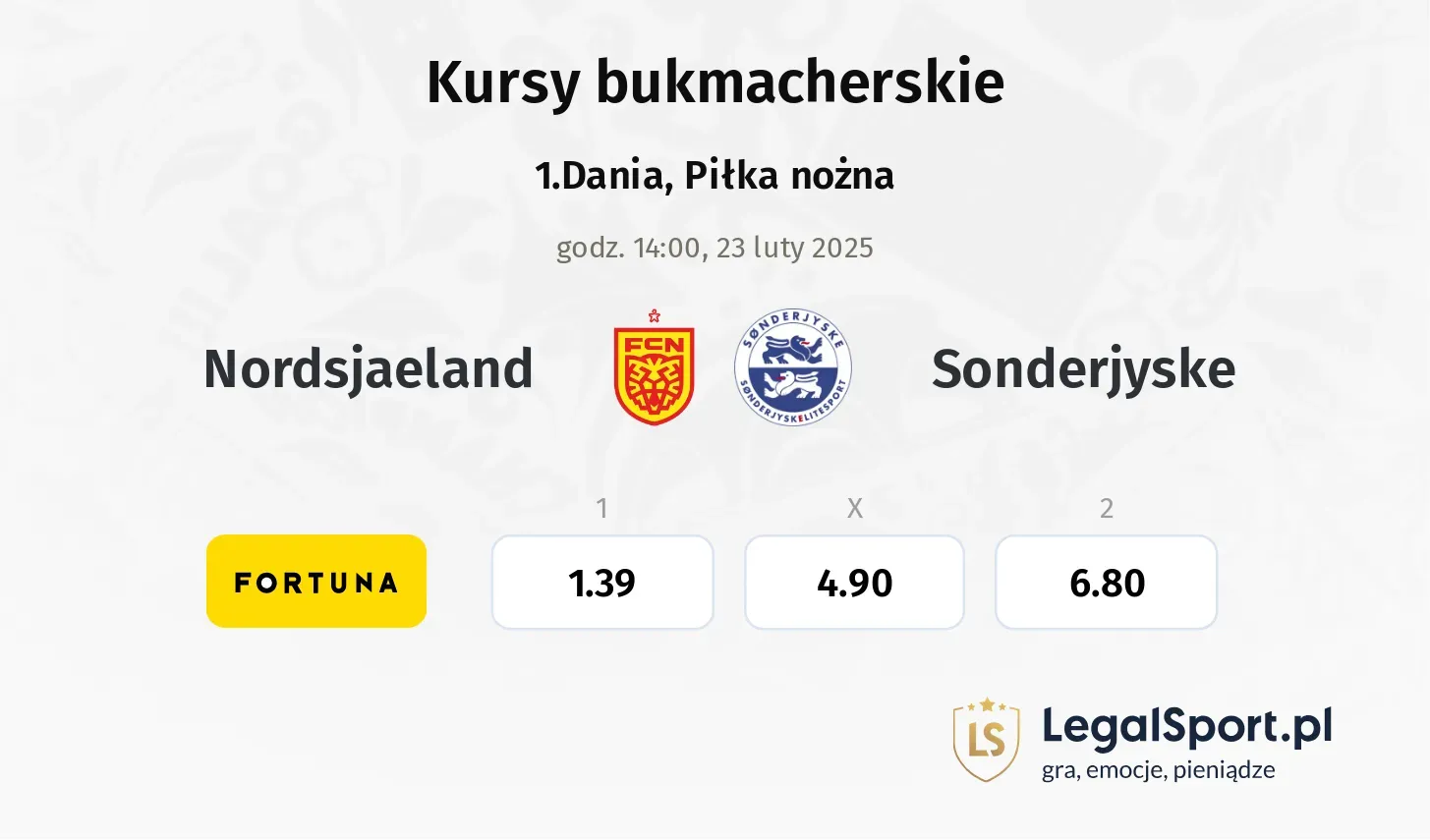 Nordsjaeland - Sonderjyske typy, kursy