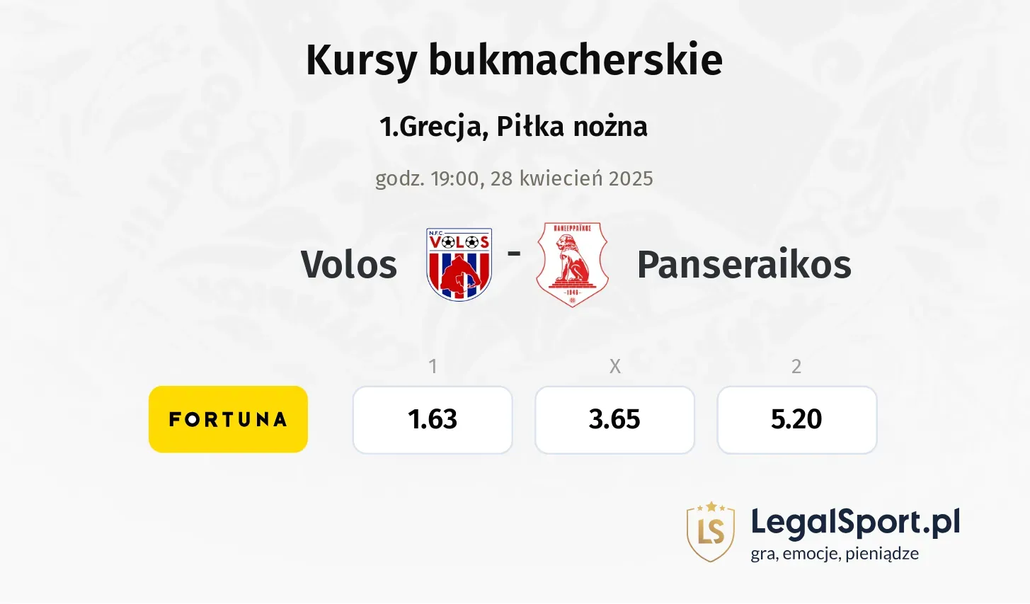 Volos - Panseraikos typy, kursy