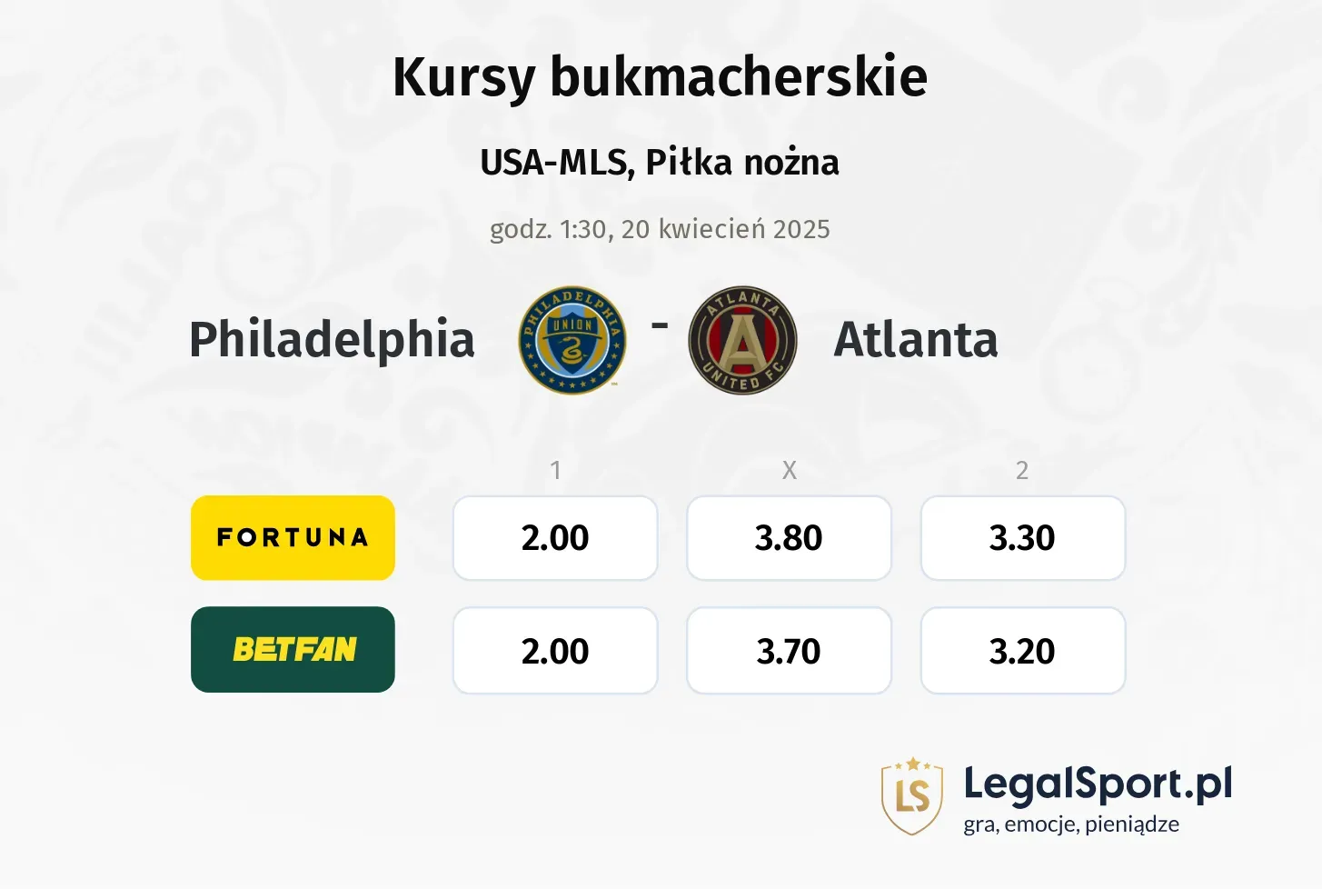 Philadelphia - Atlanta promocje bonusy na mecz