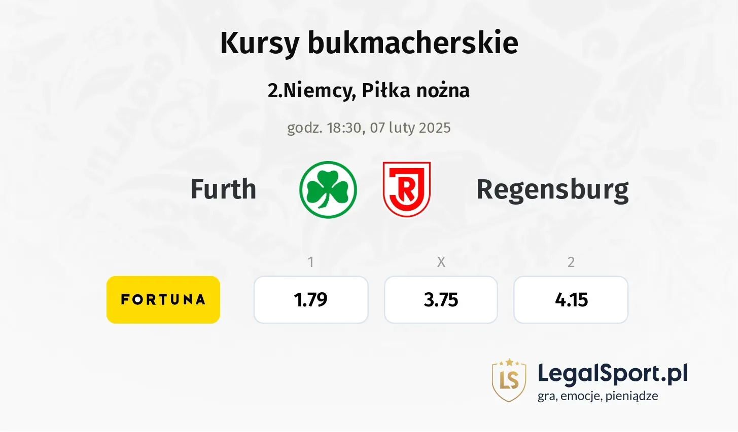 Furth - Regensburg typy, kursy