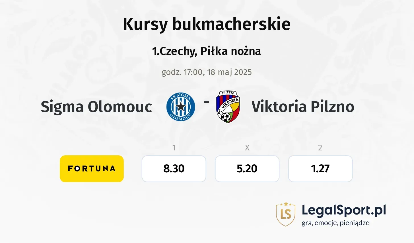 Sigma Olomouc - Viktoria Pilzno promocje bonusy na mecz