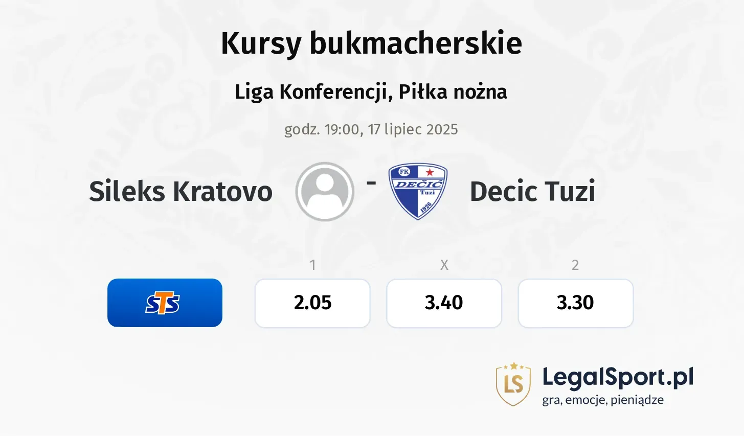Sileks Kratovo - Decic Tuzi typy, kursy